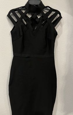 Windsor Couture Black Bandage Bodycon Dress 
