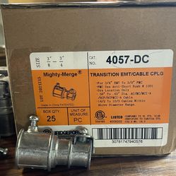 BRIDGEPORT 4057-DC EMT 3/8' AC/MC 14/3 TO 10/3