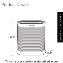 Honeywell HPA200 HEPA Air Purifier