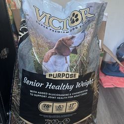 Brand New Victor Super Premium Senior Healthy Weight Dog Food 