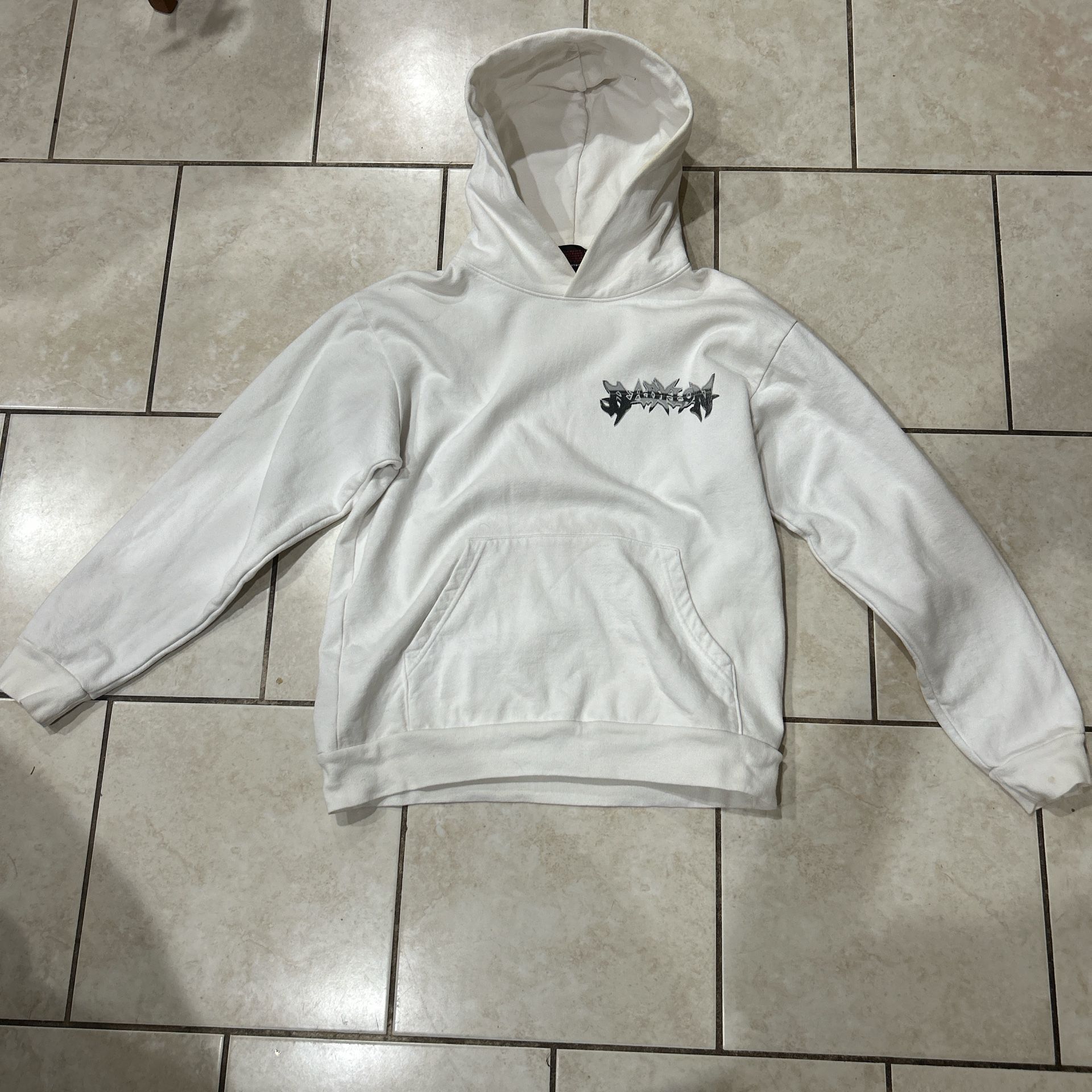 Vintage babylon white hoodie