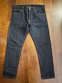 Nudie Selvedge Jeans – Dark Indigo – Men’s 33x30