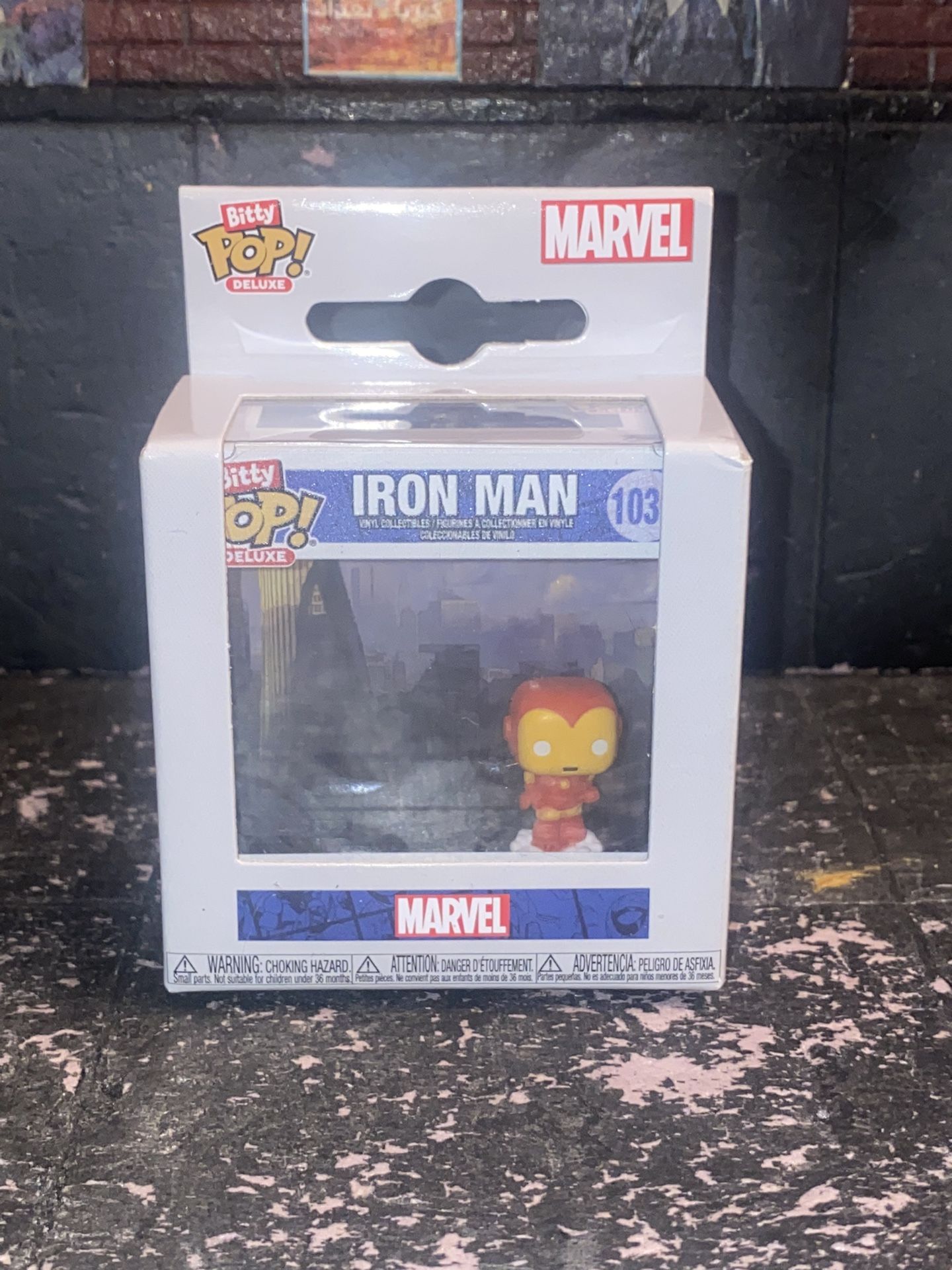 RARE Funko Bitty Pop! Deluxe - Iron Man #1036 - Marvel 1" Mini - New In Hand