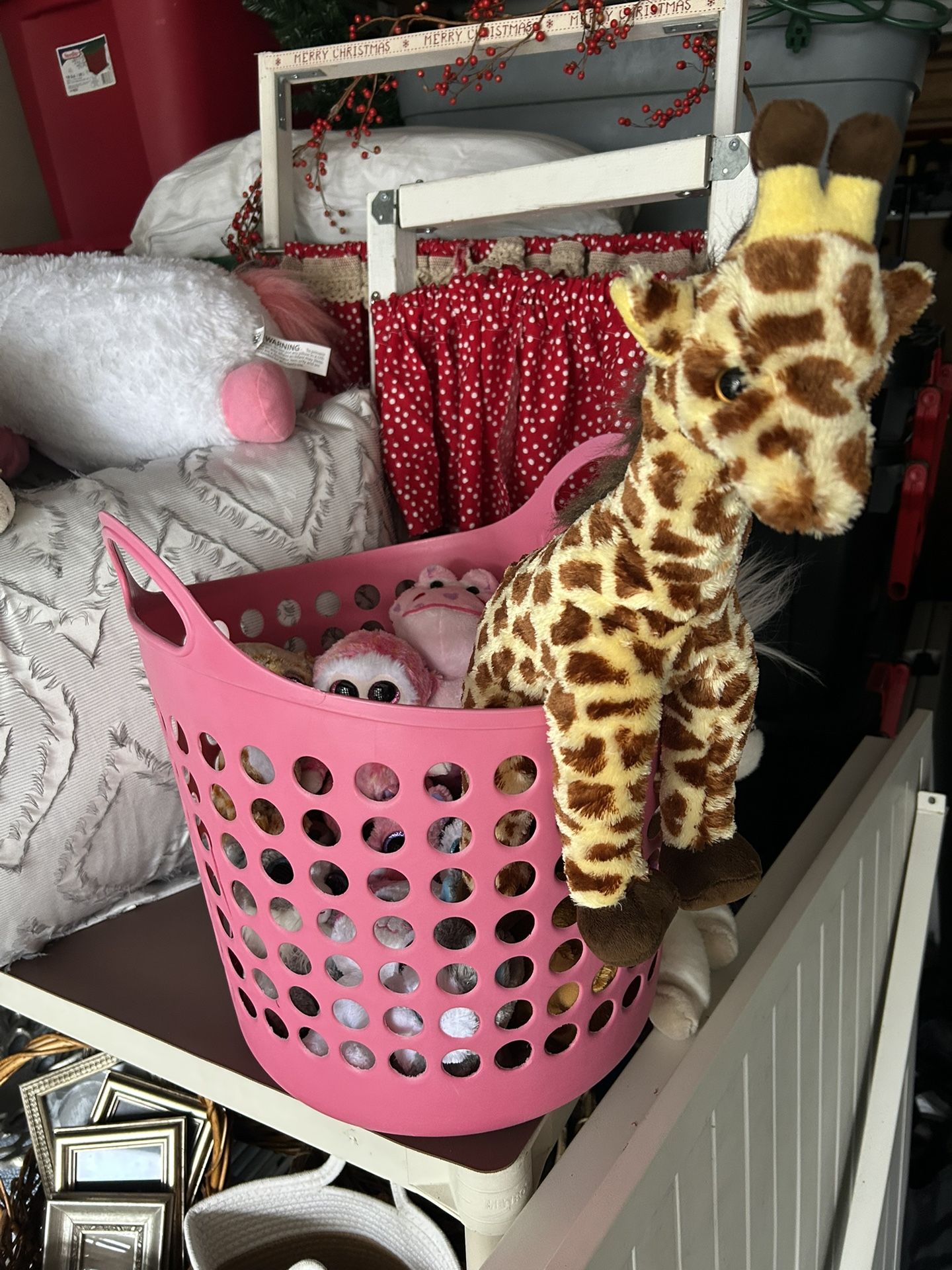 A Basket Of Beanie Babies