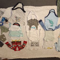 Baby Boy Clothes Size 0-3 m