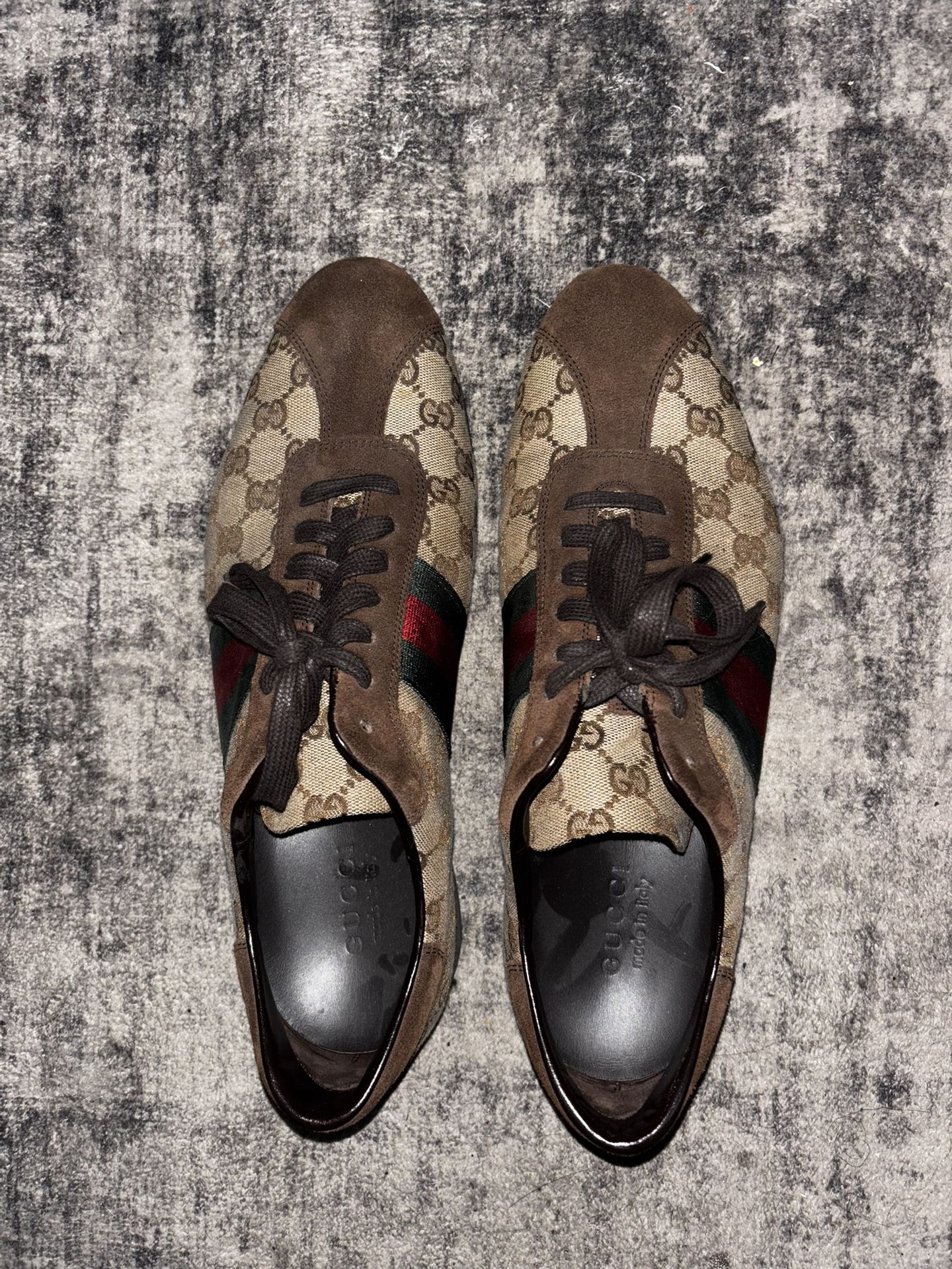 Vintage Gucci Sherry Line Sneakers 117711 Sz 10/10.5