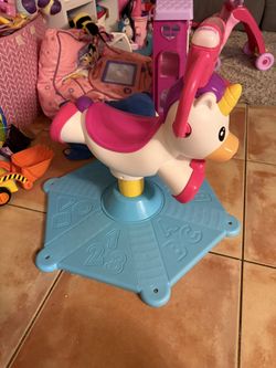 Fisher-Price Bounce and Spin Unicorn