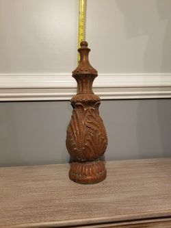 Home accessory; statue; copper tones- $10