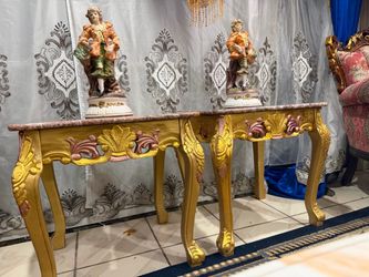 Italian 2 pieces and tables set