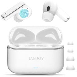 Language Translation Earbuds, 163 Language & Accents Two-Way Translator Device Built-in 6 Mics, 42dB Hybrid Dual Noise Cancelling Earbuds for Travel B