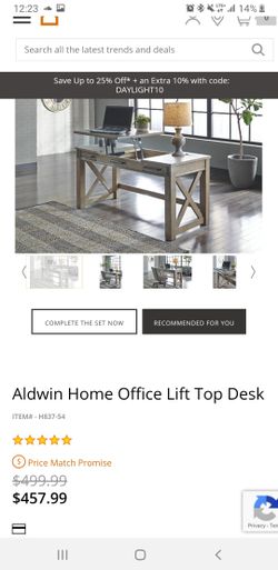 Ashely furniture lift table