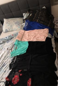 Dresses for sale mostly size small some are slightly bigger only worn once!