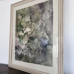 Framed Floral Print 