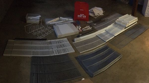 60 Off Elfa Shelving