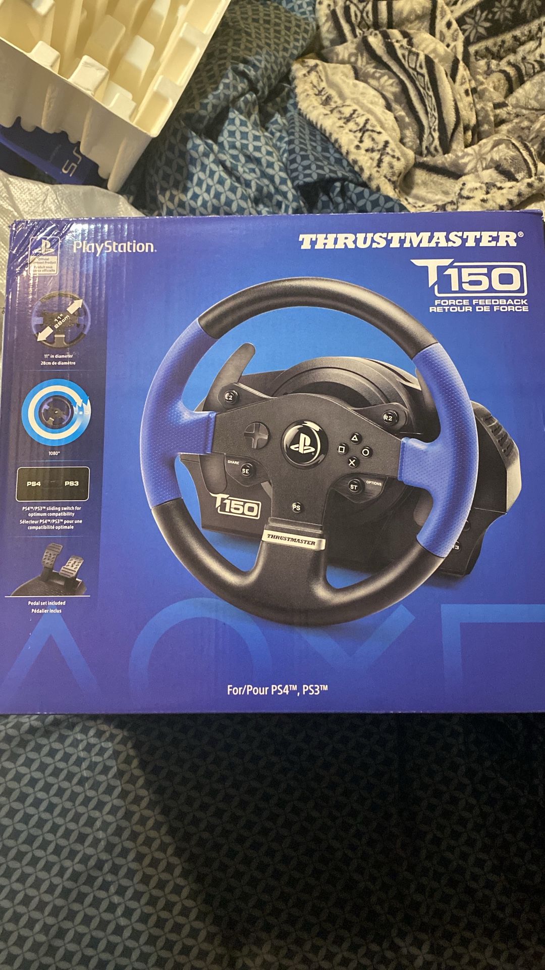 Sim Racing Wheel an Pedal Set