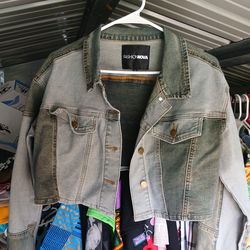 Two piece jean jacket size 9
