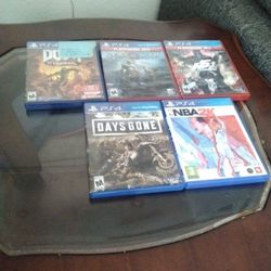 PS4 Game Bundle (5 Games) – Action, Sports, RPG – Great Condition.   *🎄 Christmas Holiday Sale — 10% OFF Everything!*