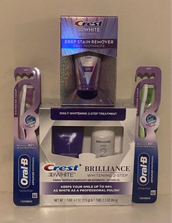 Crest 3D White Oral Care Bundle