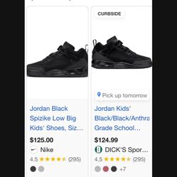 Jordan’s Black Spizike 