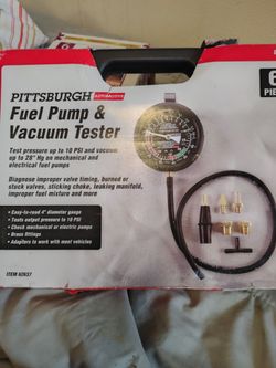 Brand new Pittsburgh steel pump and vacuum tester