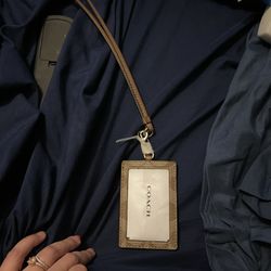 Coach Id Keychain