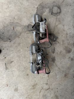 Two Band Saws, 10 Ton Log Splitter, Rigid 700 Pipe Threader