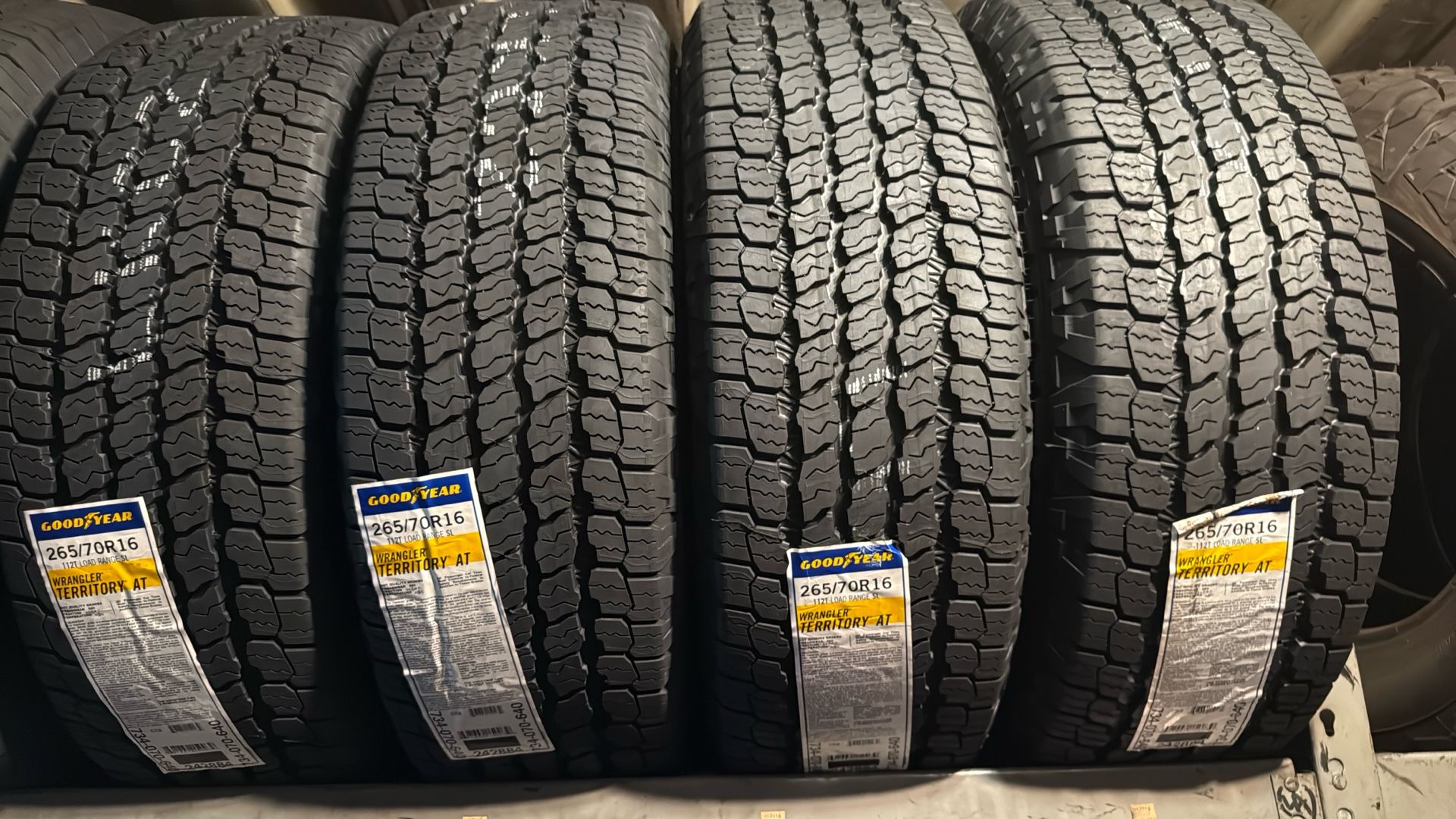 265/70/16 Goodyear Tires 
