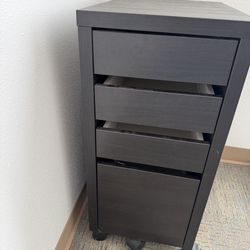 File cabinet – brown wood