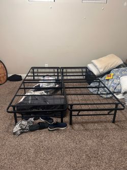 Black Queen bed frame