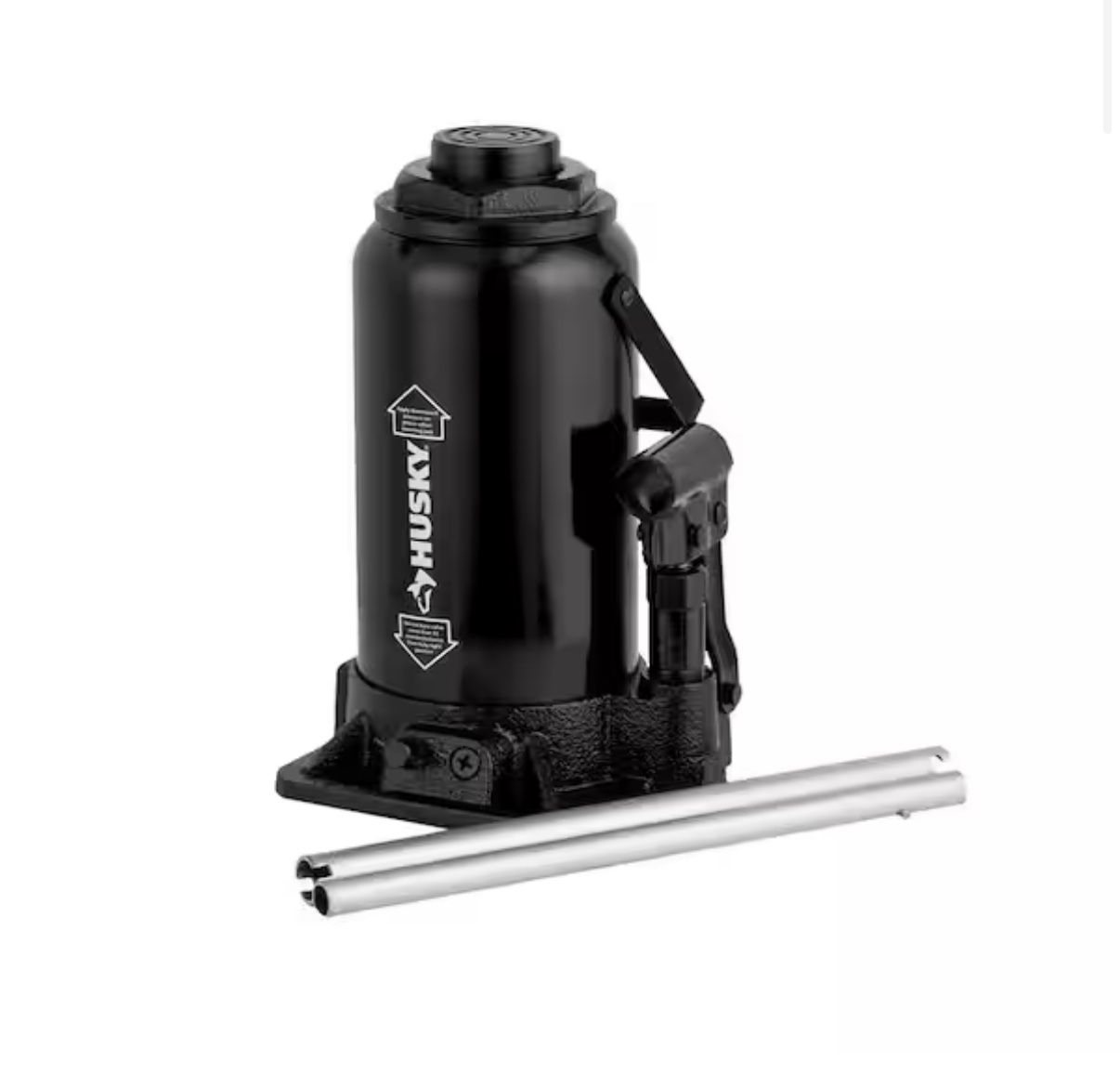 HUSKY 12-Ton Hydraulic Bottle Car Jack