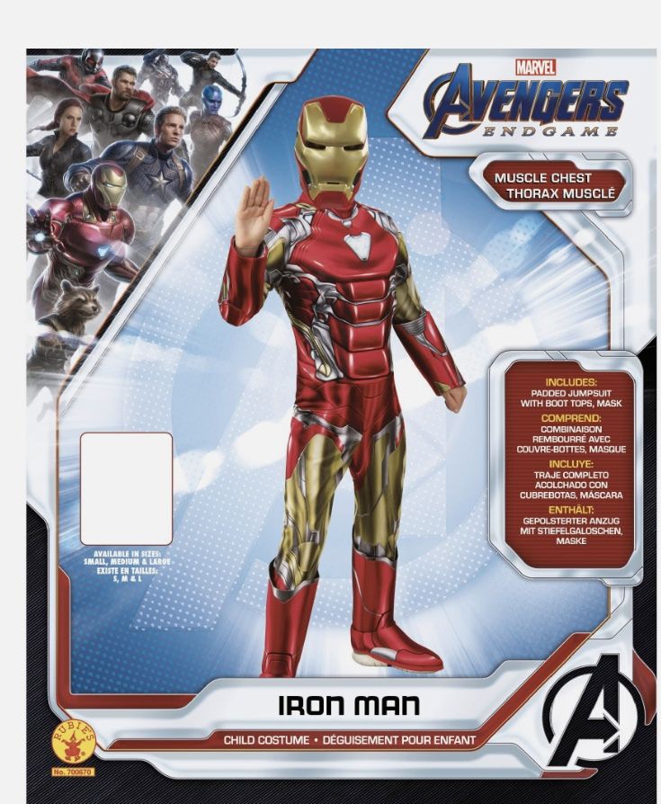 Iron Man Kids Costume