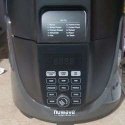 NuWave Duet Air Fryer-Pressure Cooker Combo in Gray