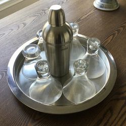 Vintage Cocktail/Martini Bar Set