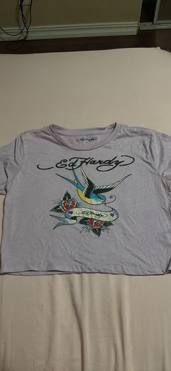 Ed hardy cropped t