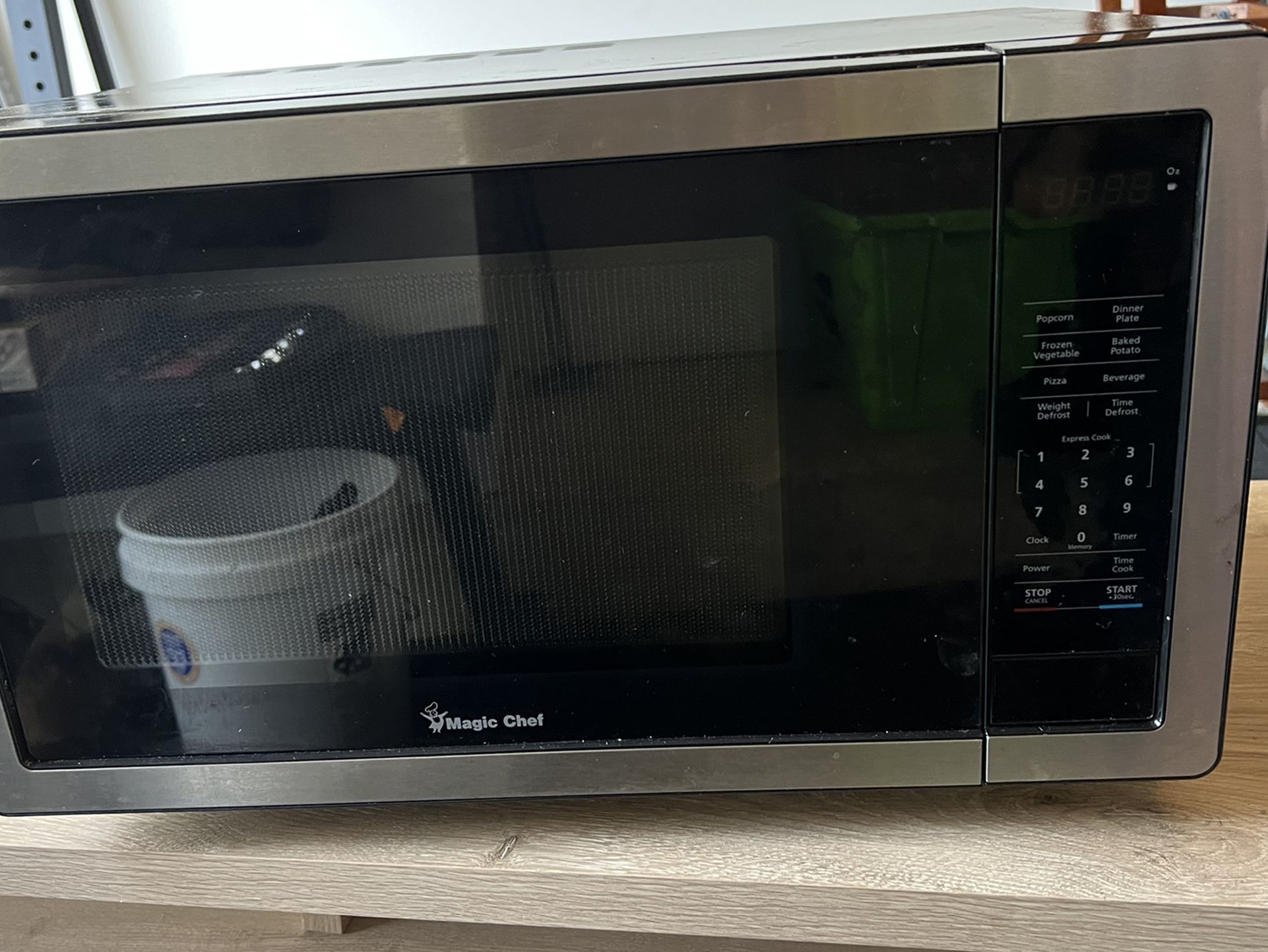 Magic Chef Stainless Steel Microwave