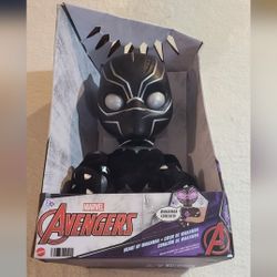 Marvel Black Panther Heart Of Wakanda Plush Figure With Light And Sound