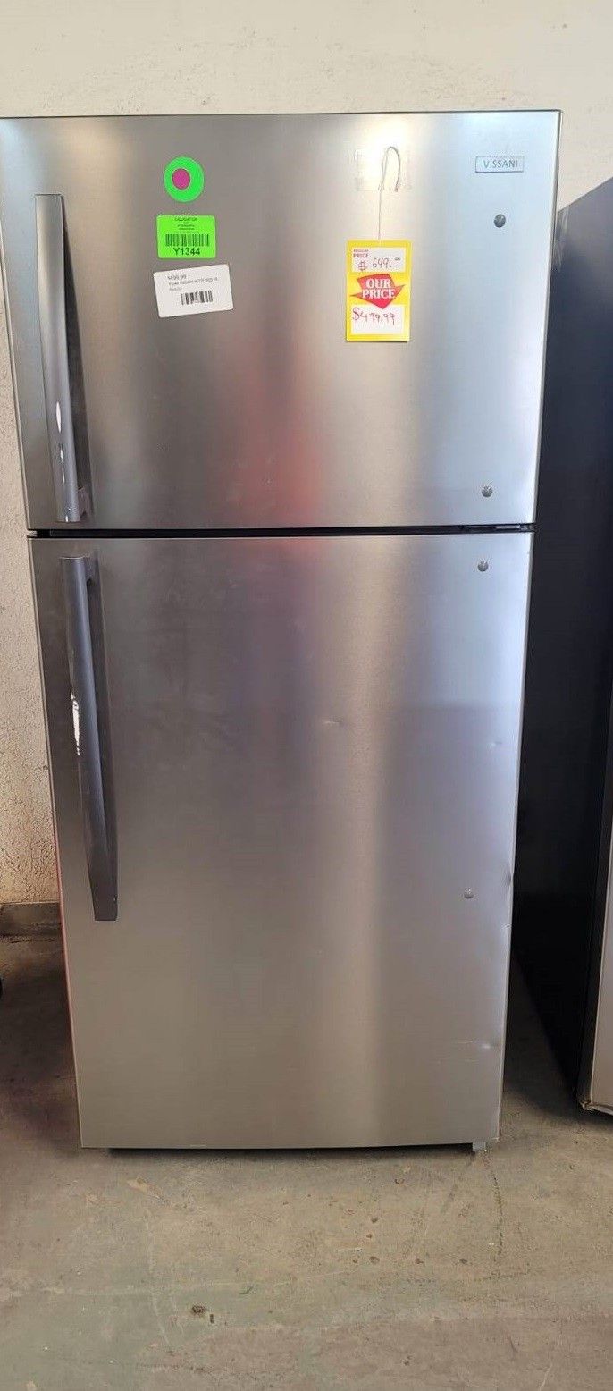 VISSANI MDTF18SS 18.0 cu. ft. Top Freezer Refrigerator EL70