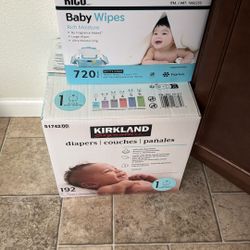 Brand New Diapers & Wipes 