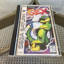 Gex Sega Saturn 1995 USA CIB Complete in Box Excellent Condition