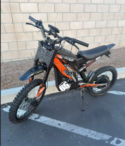 HappyRun G300 Pro Electric Dirt Bike Orange - Open Box Assembled