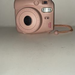 pink insta mini 8 polaroid camera 