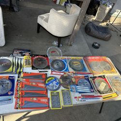 Lots Of Cutting Blades Different Kinds 