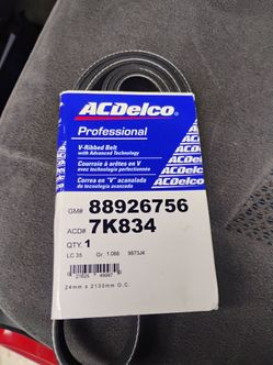 Tacoma serpentin belt