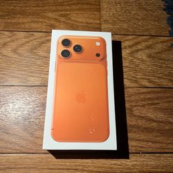 EMPTY BOX! Orange iPhone 17 Pro Max With Manuals