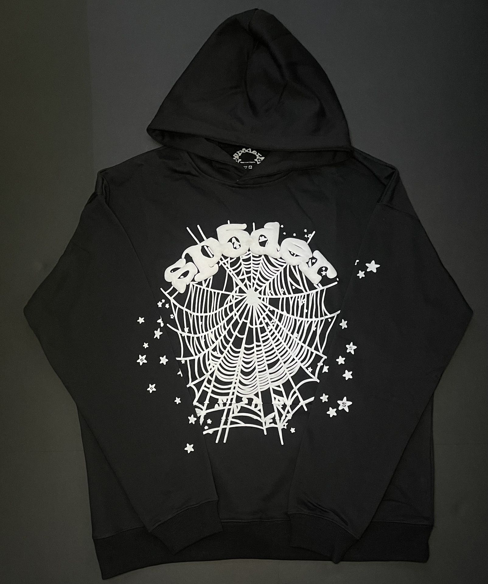 Sp5der Black Hoodie
