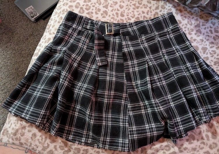 Plaid Mini Skirt