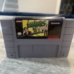 Zombies Ate My Neighbors For Super Nintendo SNES 