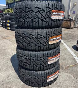 4 NEW ARROYO LT 33/1250/20 XRT TIRES $865 CASH TOTAL‼️ FREE INSTALLATION‼️
