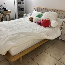 Used Queen Size Bed (NO Mattress)