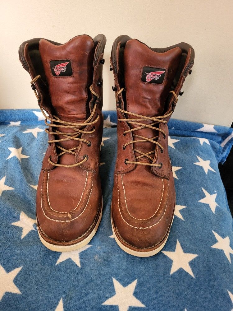 Red Wing Boots Mens Size 10